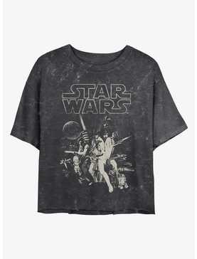 Star Wars Galaxy Fighters Mineral Wash Crop Girls T-Shirt, , hi-res