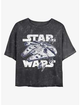 Star Wars Initiating Hyperdrive Mineral Wash Crop Girls T-Shirt, , hi-res