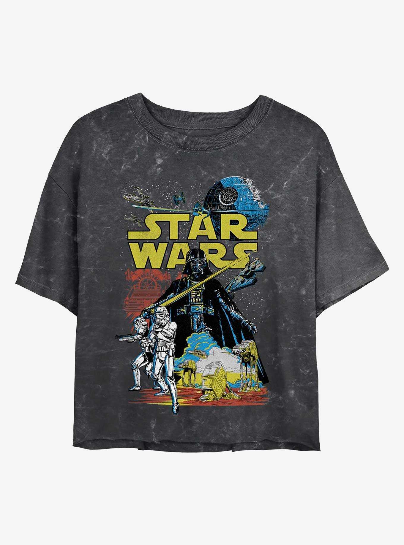 Star Wars Rebel Classic Mineral Wash Crop Girls T-Shirt, , hi-res