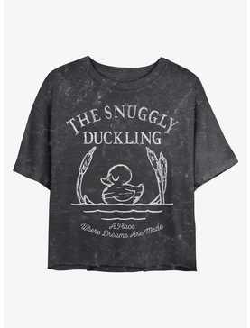 Disney Tangled The Snuggly Duckling Mineral Wash Crop Girls T-Shirt, , hi-res