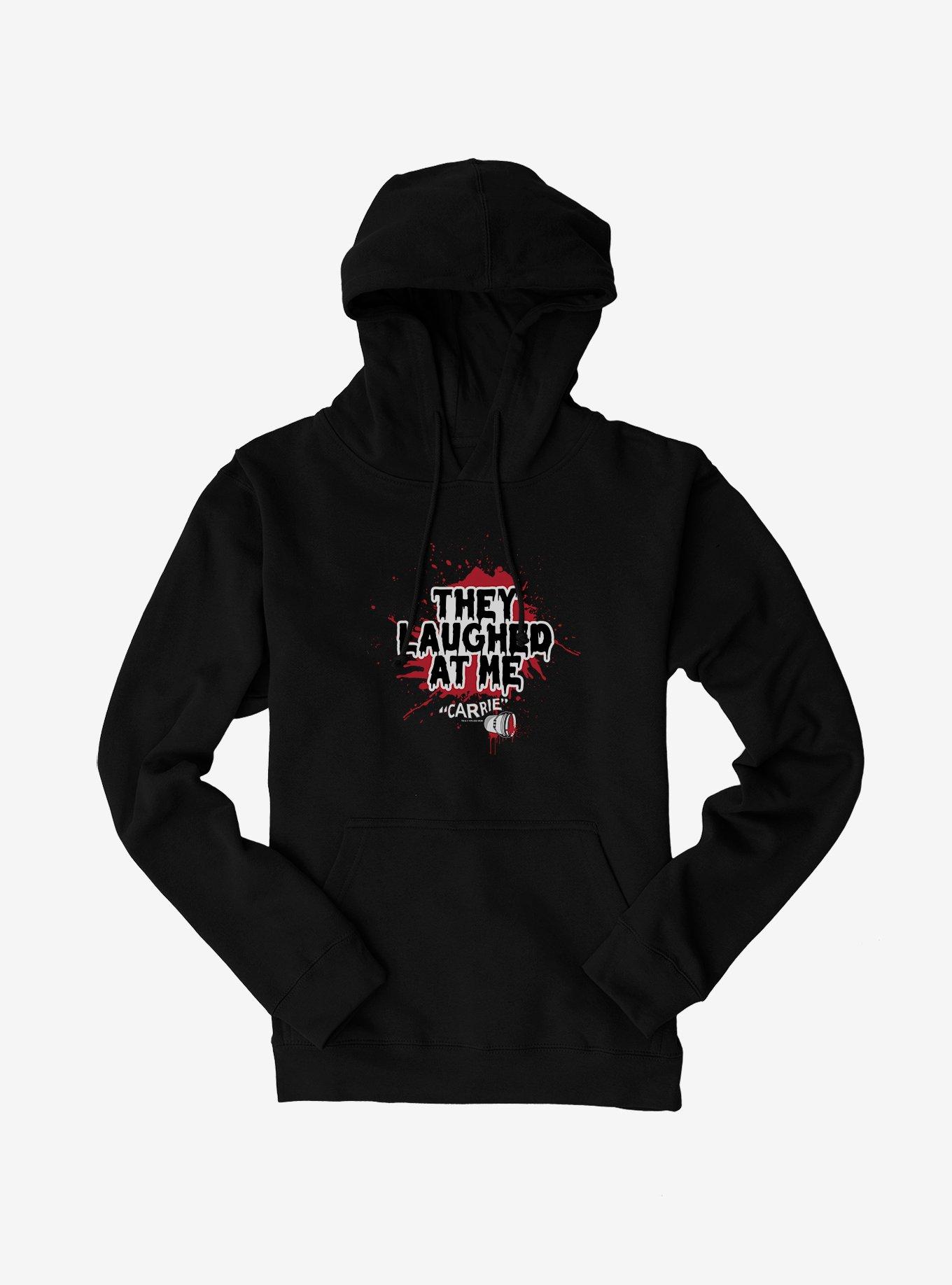 Carrie 1976 Laughed At Me Hoodie, BLACK, hi-res