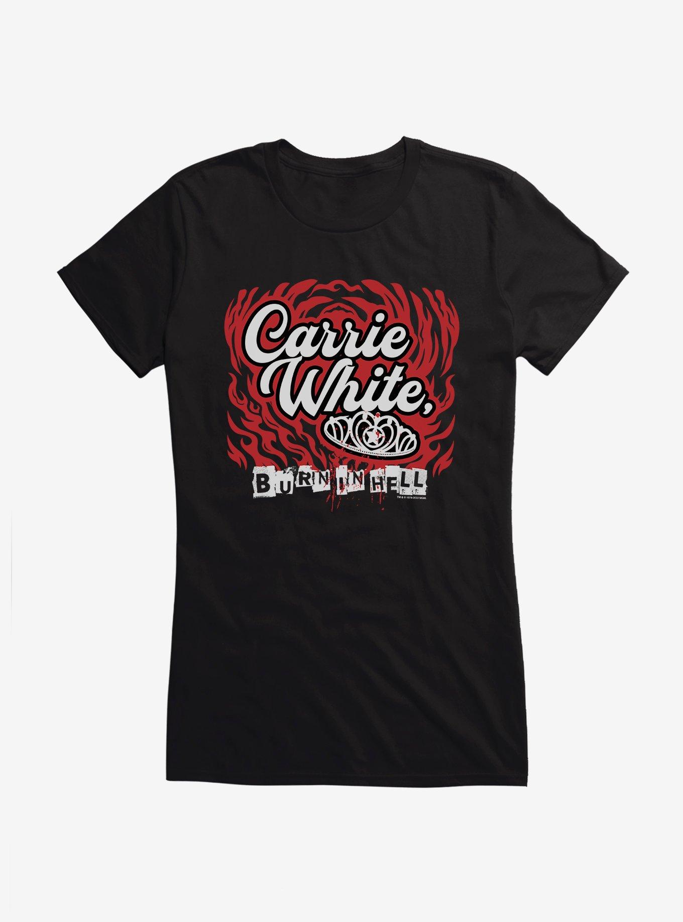 Carrie 1976 Prom Crown Girls T-Shirt, BLACK, hi-res