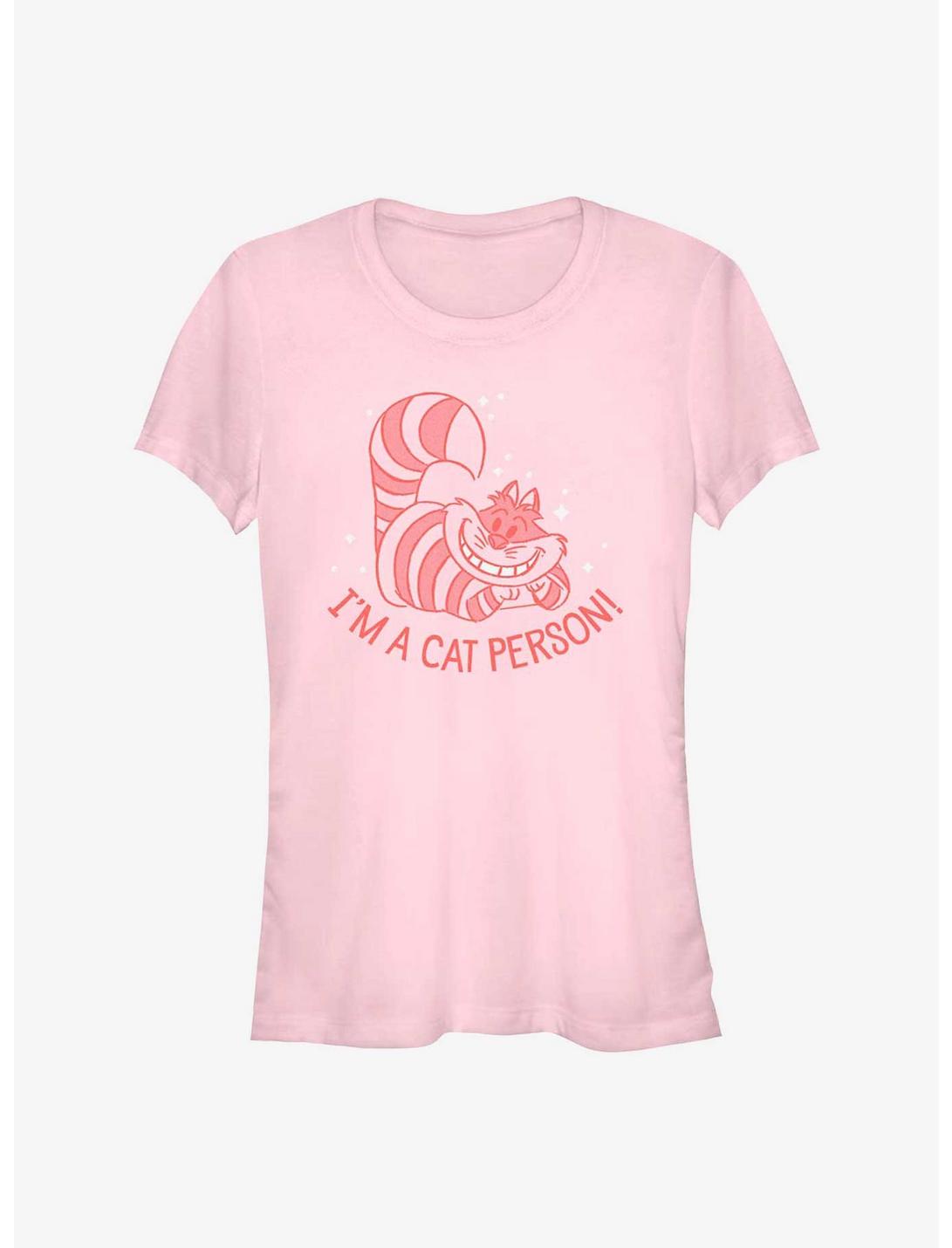 Disney Alice in Wonderland Cheshire Cat Person Girls T-Shirt, LIGHT PINK, hi-res