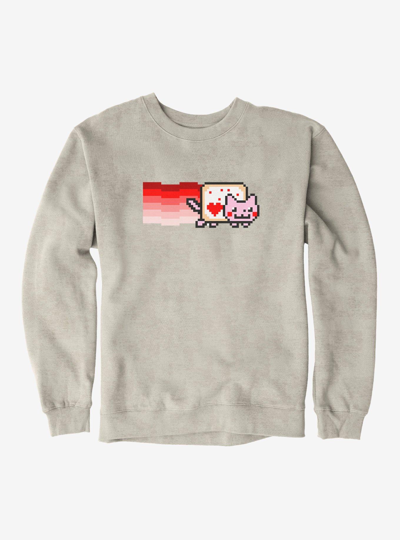 Nyan Cat Lovely Sweatshirt, , hi-res