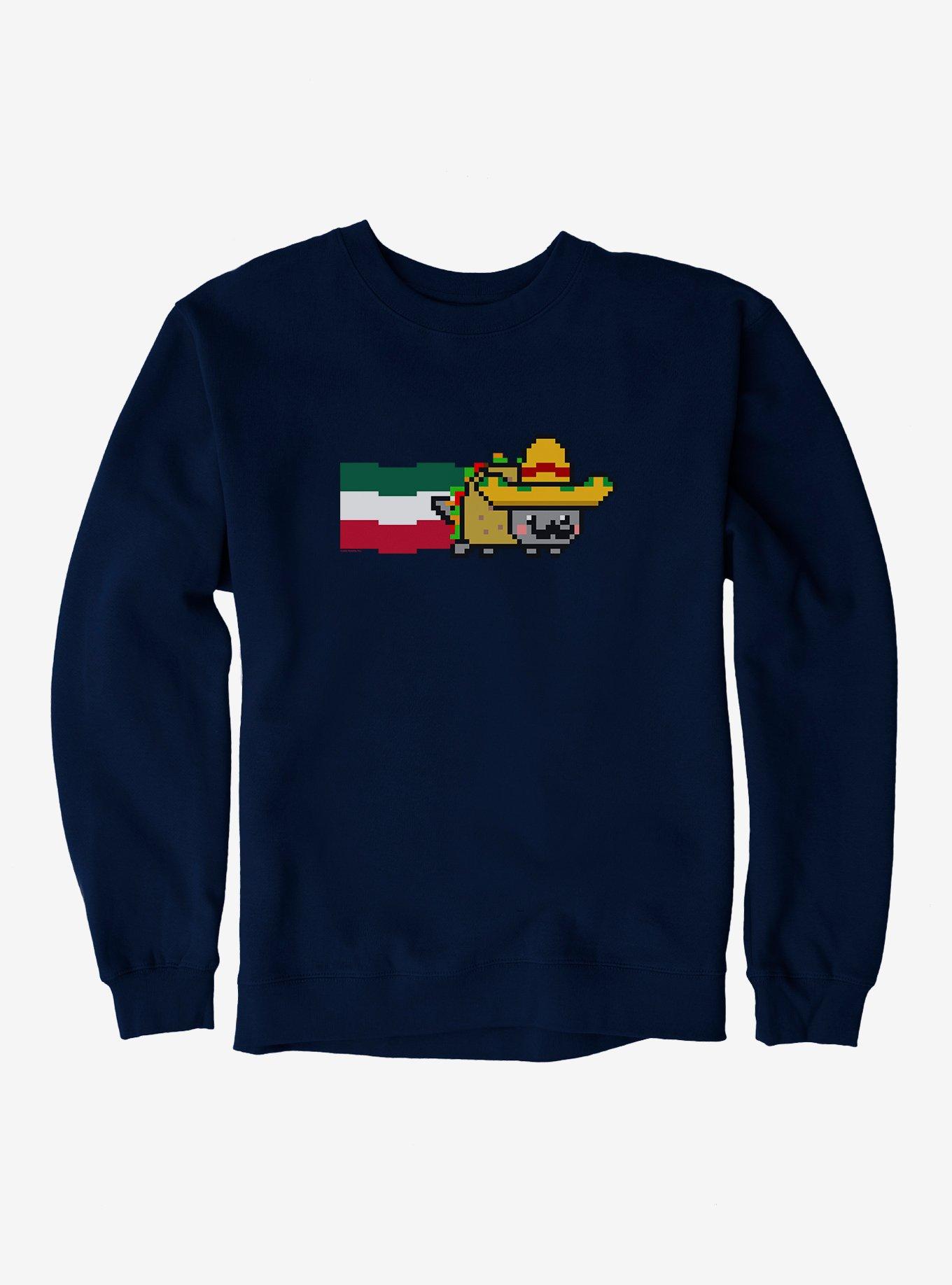 Nyan Cat Taco Sombrero Sweatshirt, , hi-res