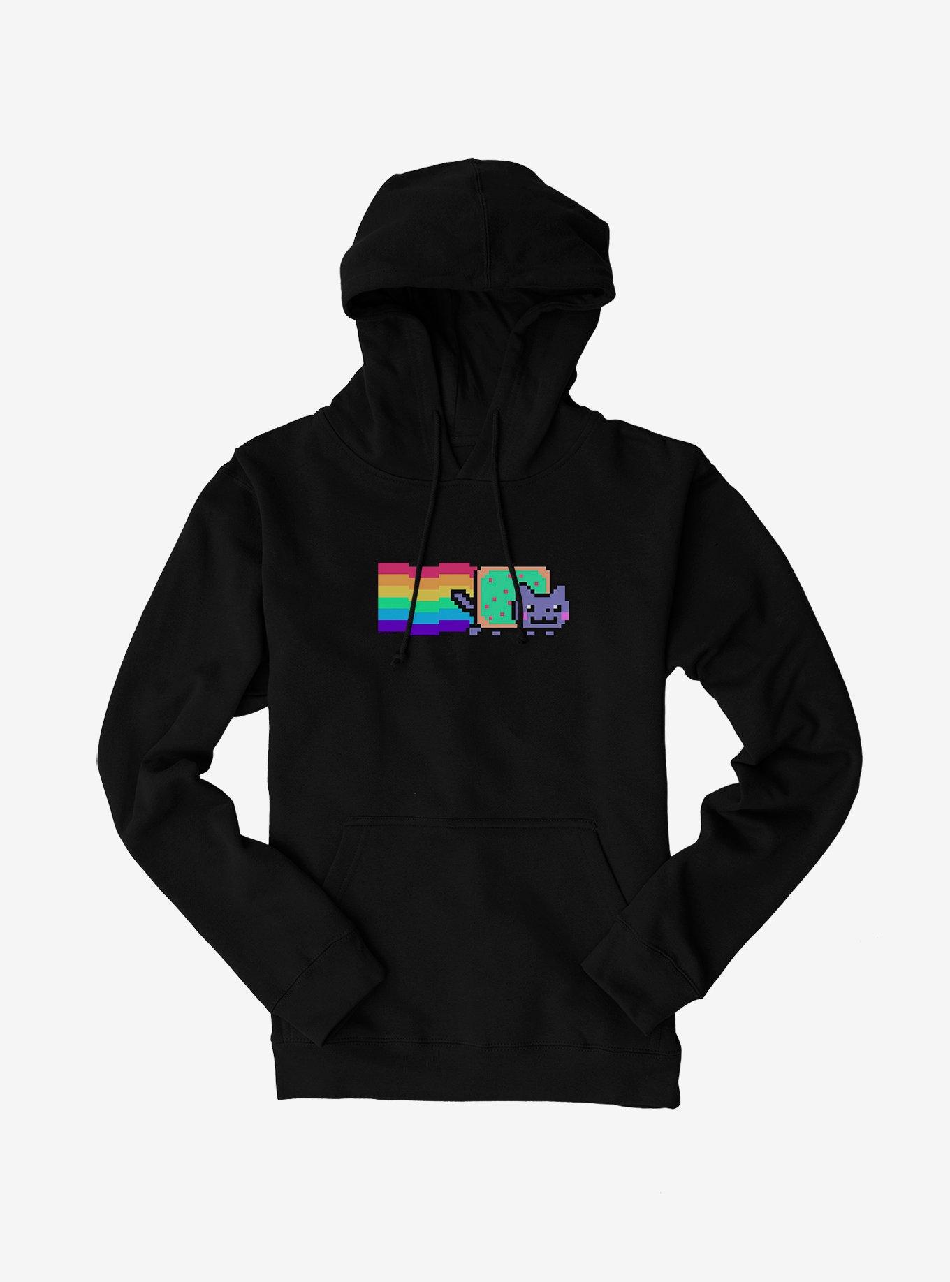Nyan Cat Vaporwave Hoodie, , hi-res