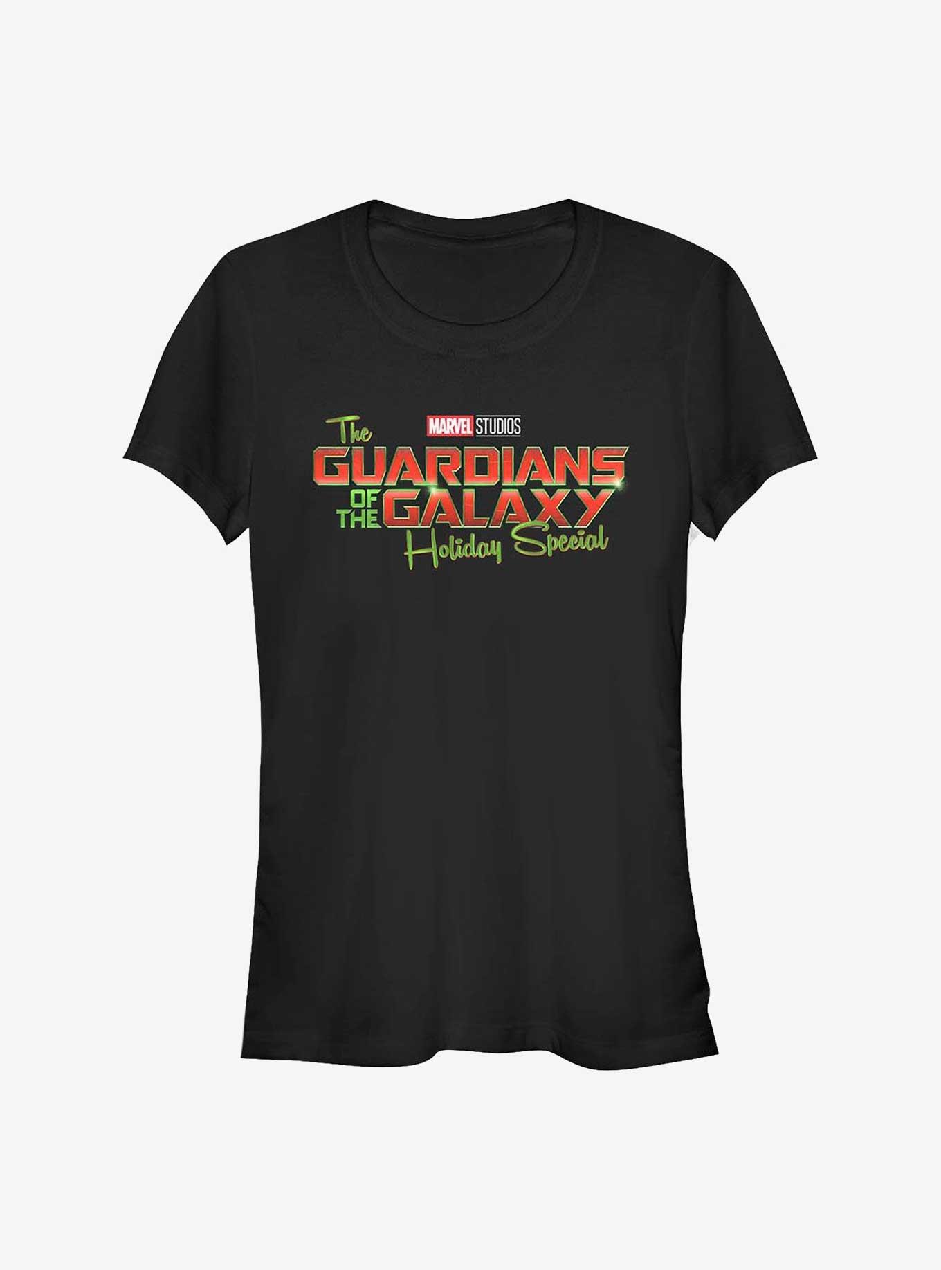 Marvel Guardians of the Galaxy Holiday Logo Girls T-Shirt, , hi-res