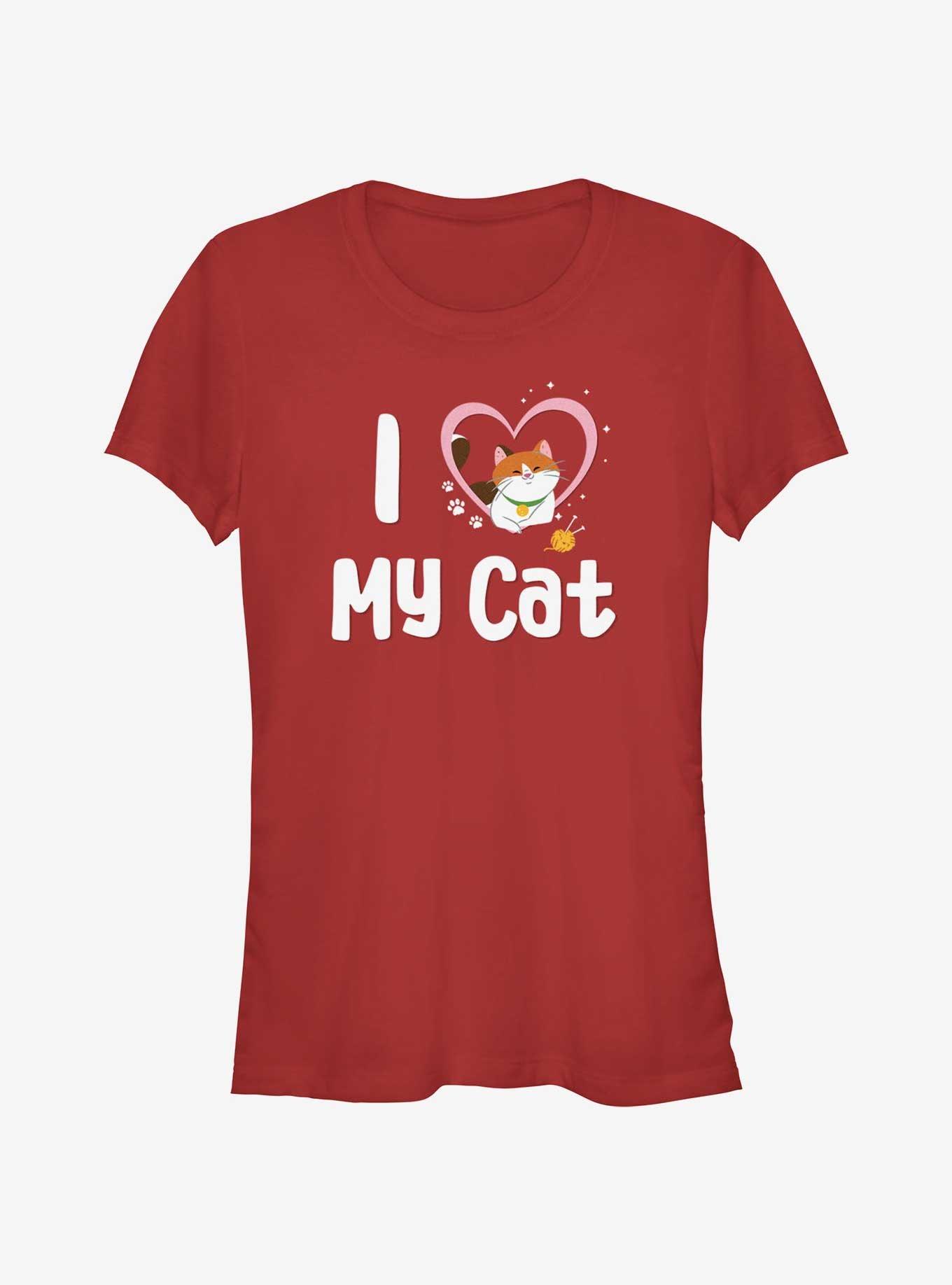 Disney Pixar Big Hero 6 Love My Cat Girls T-Shirt