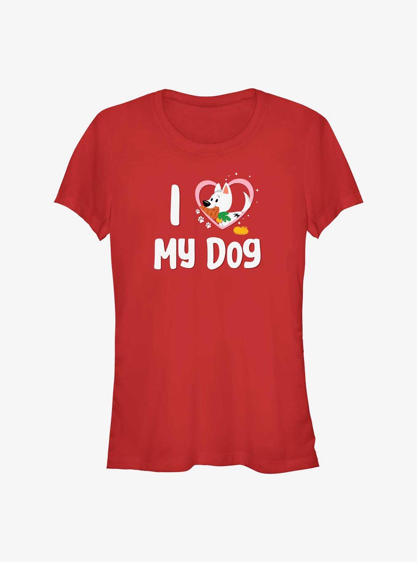 Disney Bolt Love My Dog Girls T-Shirt, , hi-res