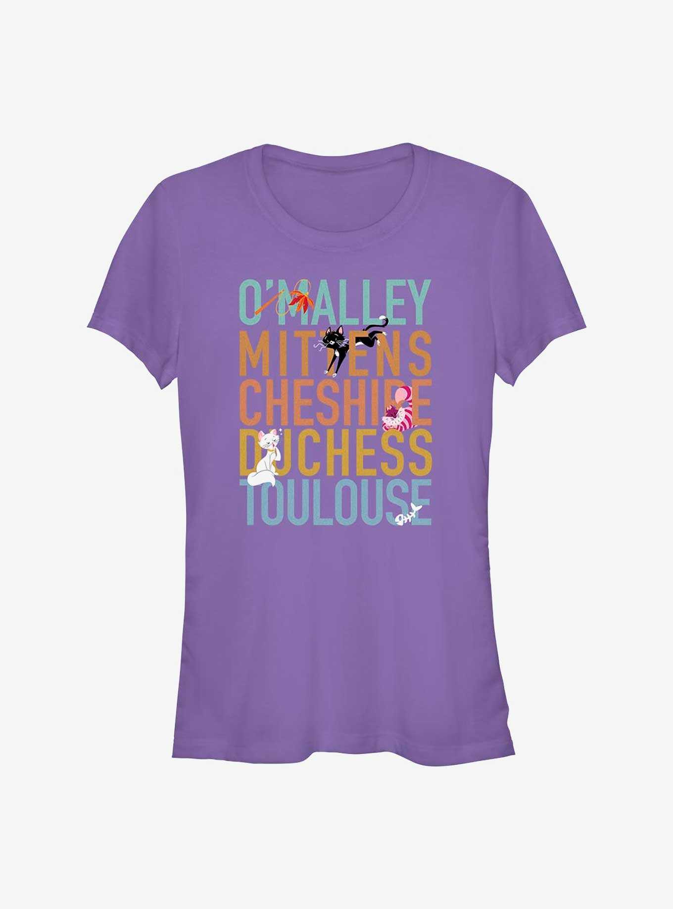 Disney Channel O'Malley, Mittens, Cheshire, Duchess, Toulouse Girls T-Shirt, , hi-res