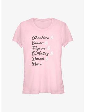 Disney Channel Cheshire, Oliver, Figaro, O'Malley, Dinah, Binx Girls T-Shirt, , hi-res