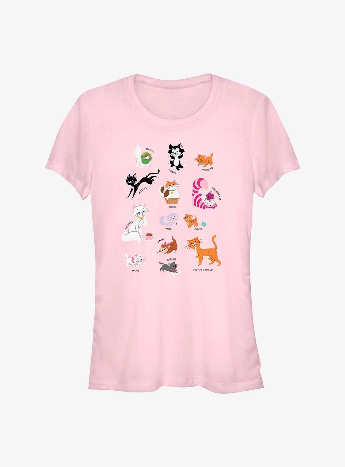 Disney Channel Cats of Disney Girls T-Shirt, LIGHT PINK, hi-res
