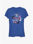 Disney Channel I Love Disney Cats Girls T-Shirt, ROYAL, hi-res
