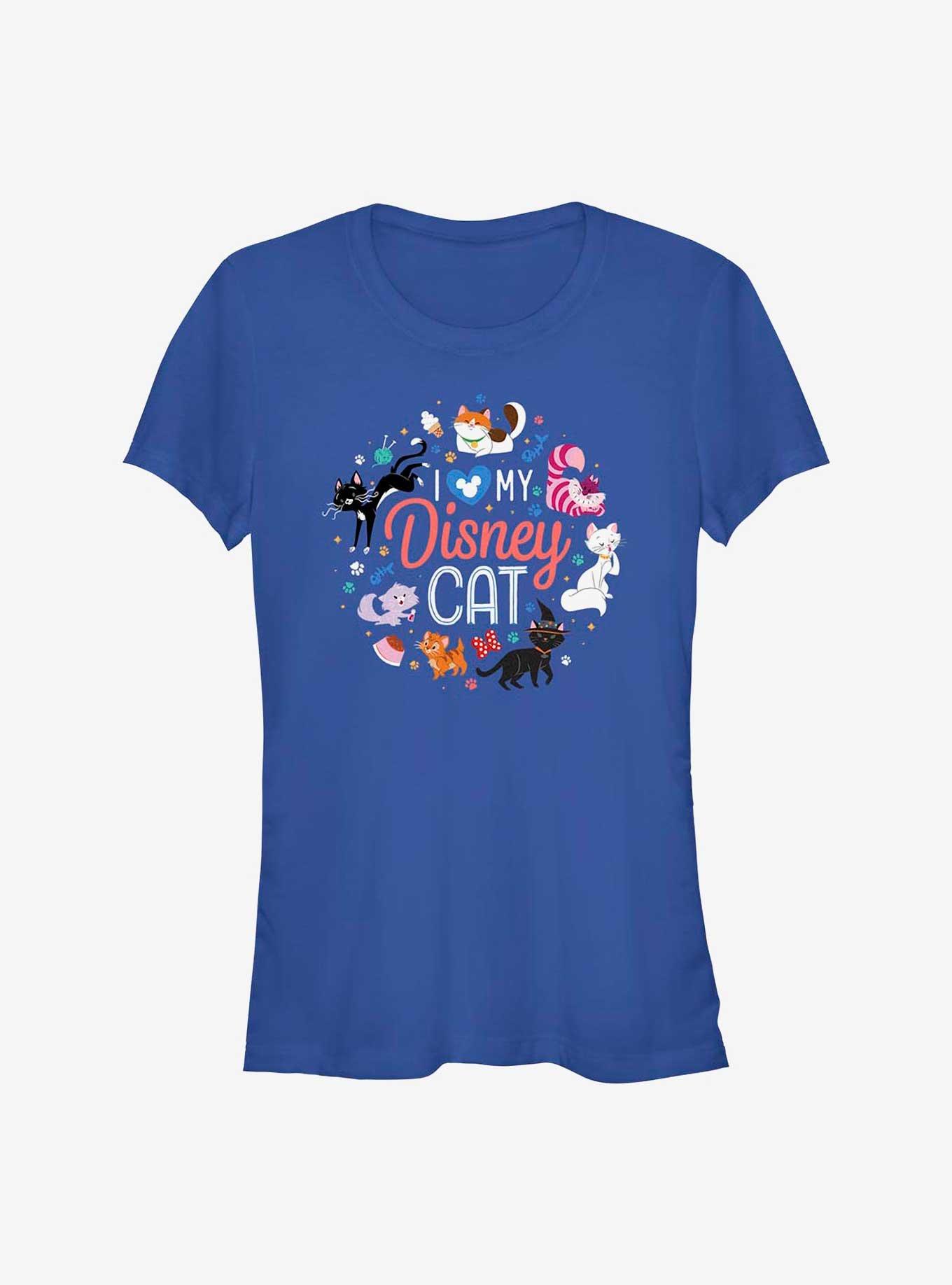 Disney Channel I Love Disney Cats Girls T-Shirt, ROYAL, hi-res