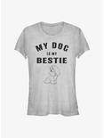 Disney Lady and the Tramp Lady Is My Bestie Girls T-Shirt, ATH HTR, hi-res