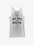 Disney Lady and the Tramp Lady Is My Bestie Girls Tank, WHITE HTR, hi-res