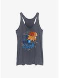 Disney Lady and the Tramp Walk In The Park Girls Tank, NAVY HTR, hi-res
