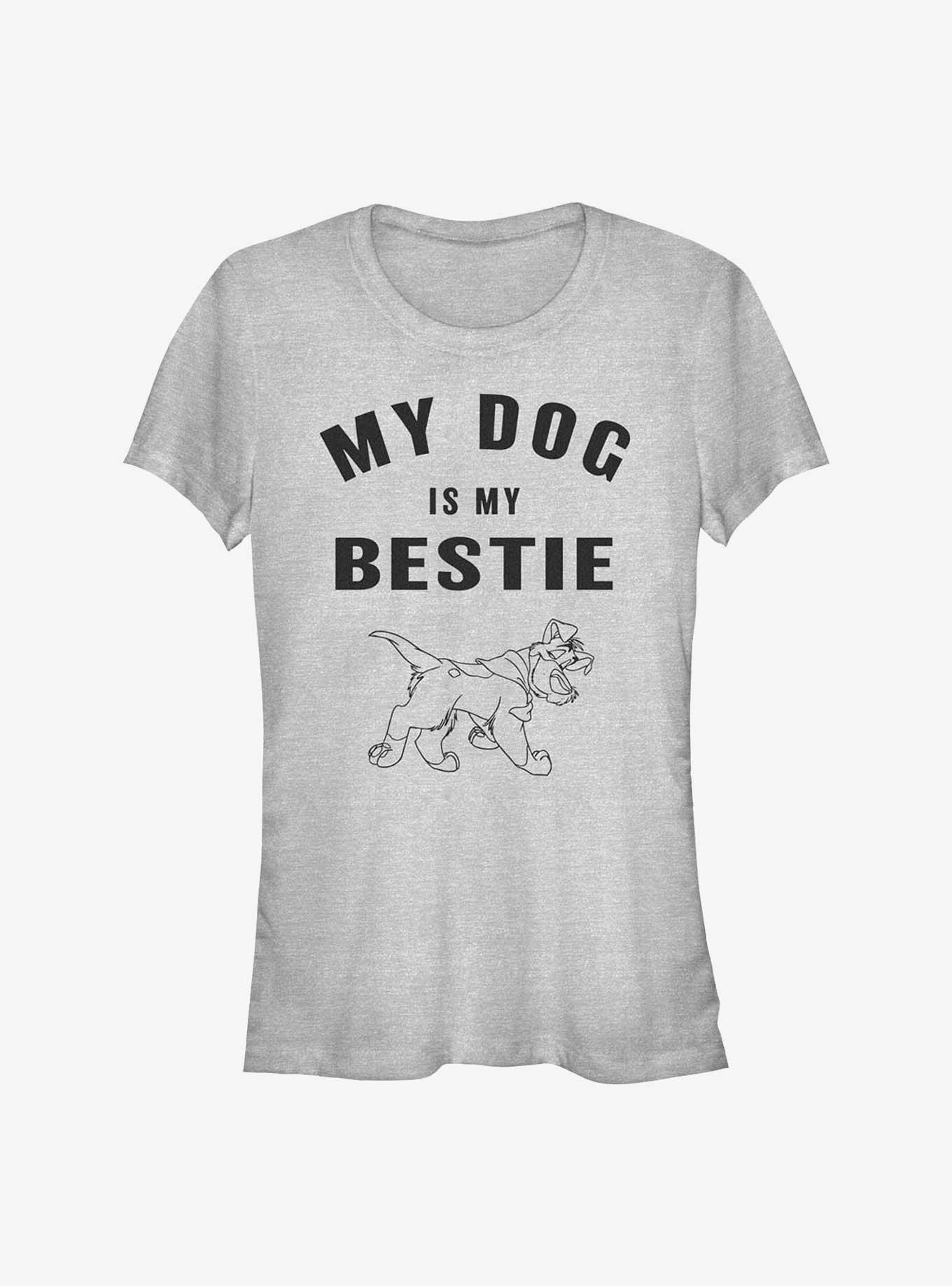 Disney Oliver & Company Dodger Is My Bestie Girls T-Shirt, , hi-res