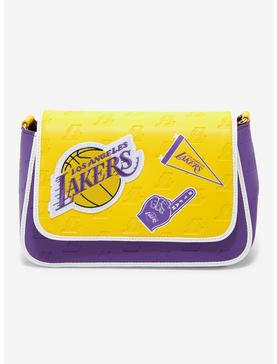 Loungefly NBA LA Lakers Patch Crossbody Bag, , hi-res
