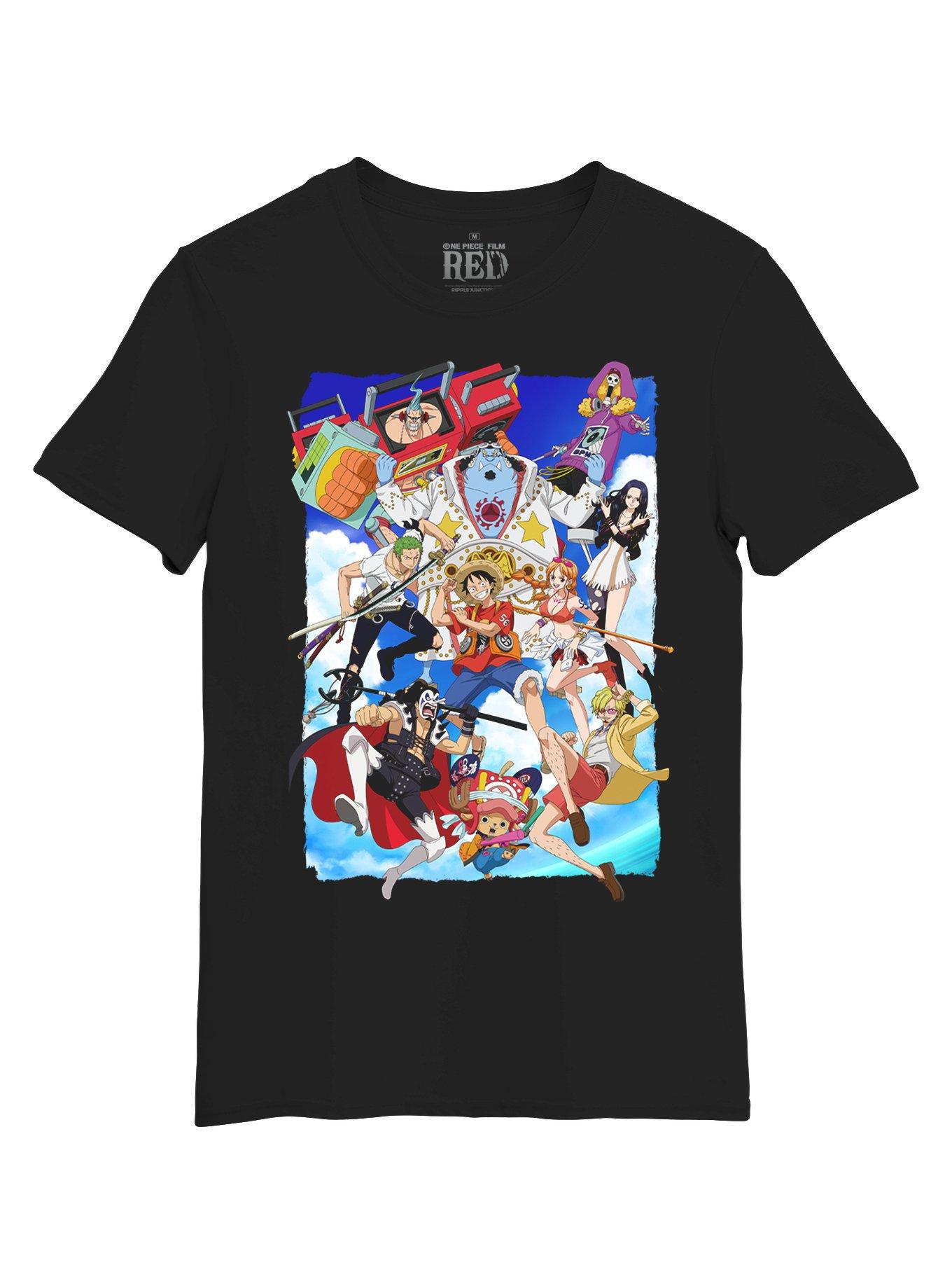 One Piece Film: Red Straw Hats Crew T-Shirt