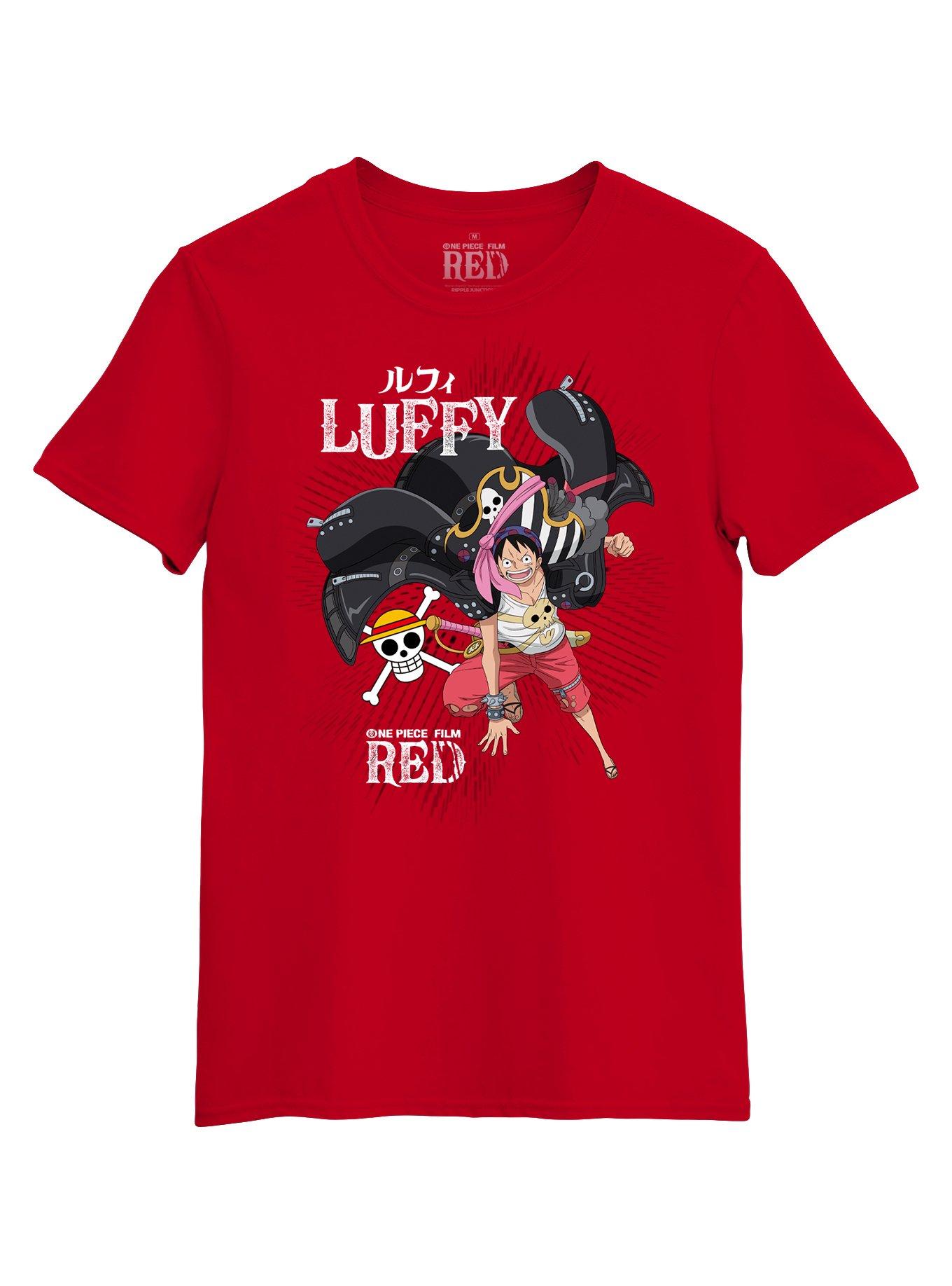 One Piece Film: Red Luffy T-Shirt, RED, hi-res