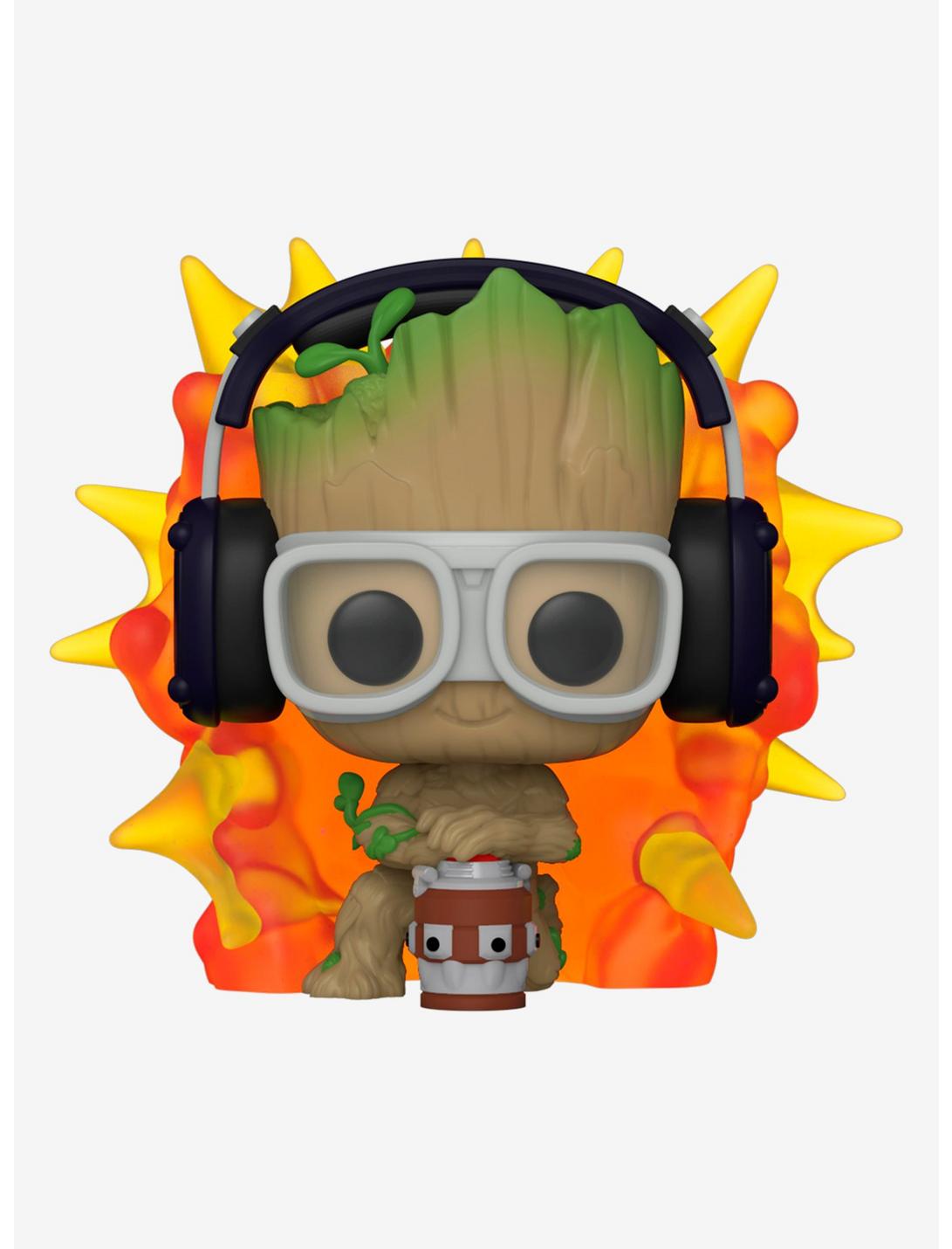 Funko Marvel I Am Groot Pop! Groot With Detonator Vinyl Bobble-Head Figure, , hi-res