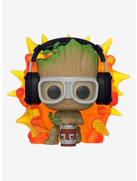 Plus Size Funko Marvel I Am Groot Pop! Groot With Detonator Vinyl Bobble-Head Figure, , hi-res