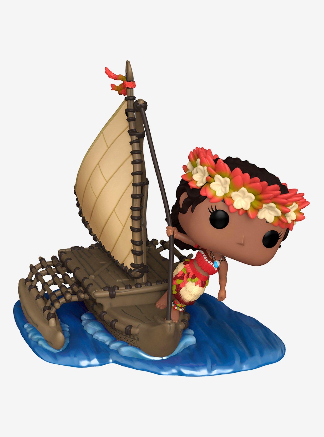 Funko Disney100 Moana Pop! Super Deluxe Moana On Boat Vinyl Figure, , hi-res
