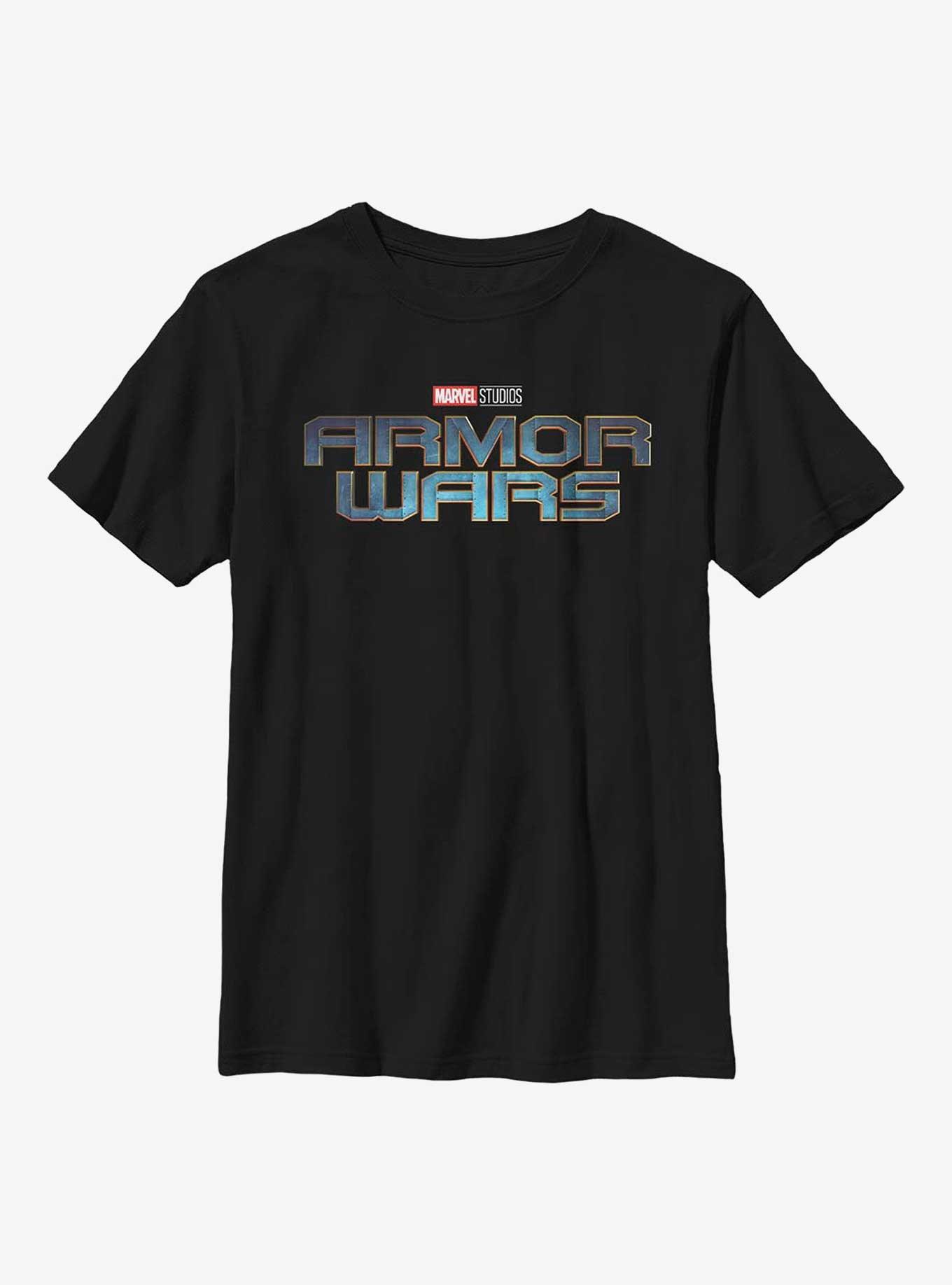 Marvel Armor Wars Logo Youth T-Shirt, , hi-res