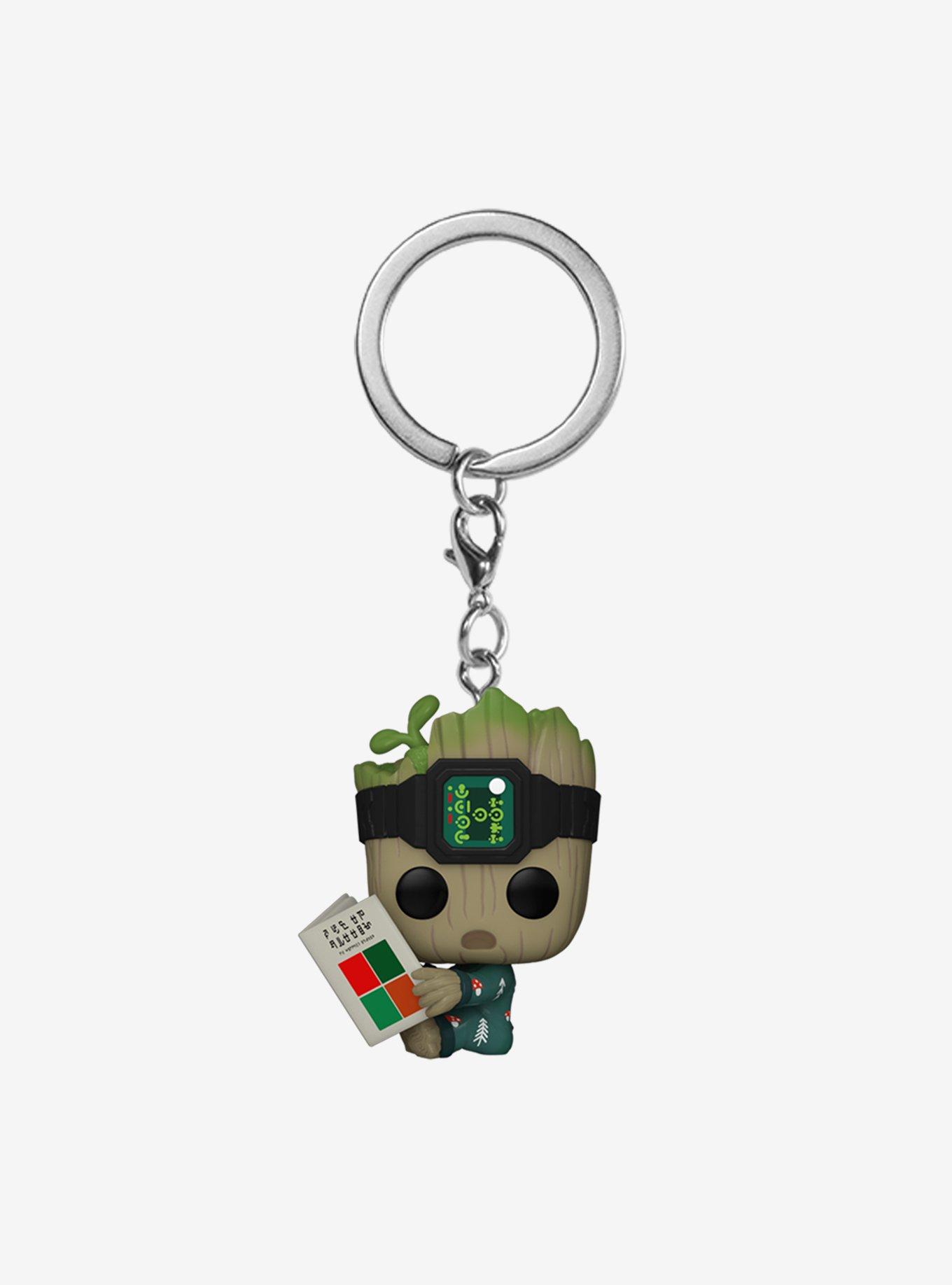 Funko Marvel I Am Groot Pocket Pop! Groot In Onesie Vinyl Figure Key Chain, , hi-res