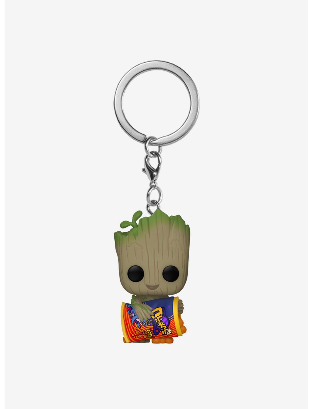 Funko Marvel I Am Groot Pocket Pop! Groot With Cheese Puffs Vinyl Figure Key Chain, , hi-res