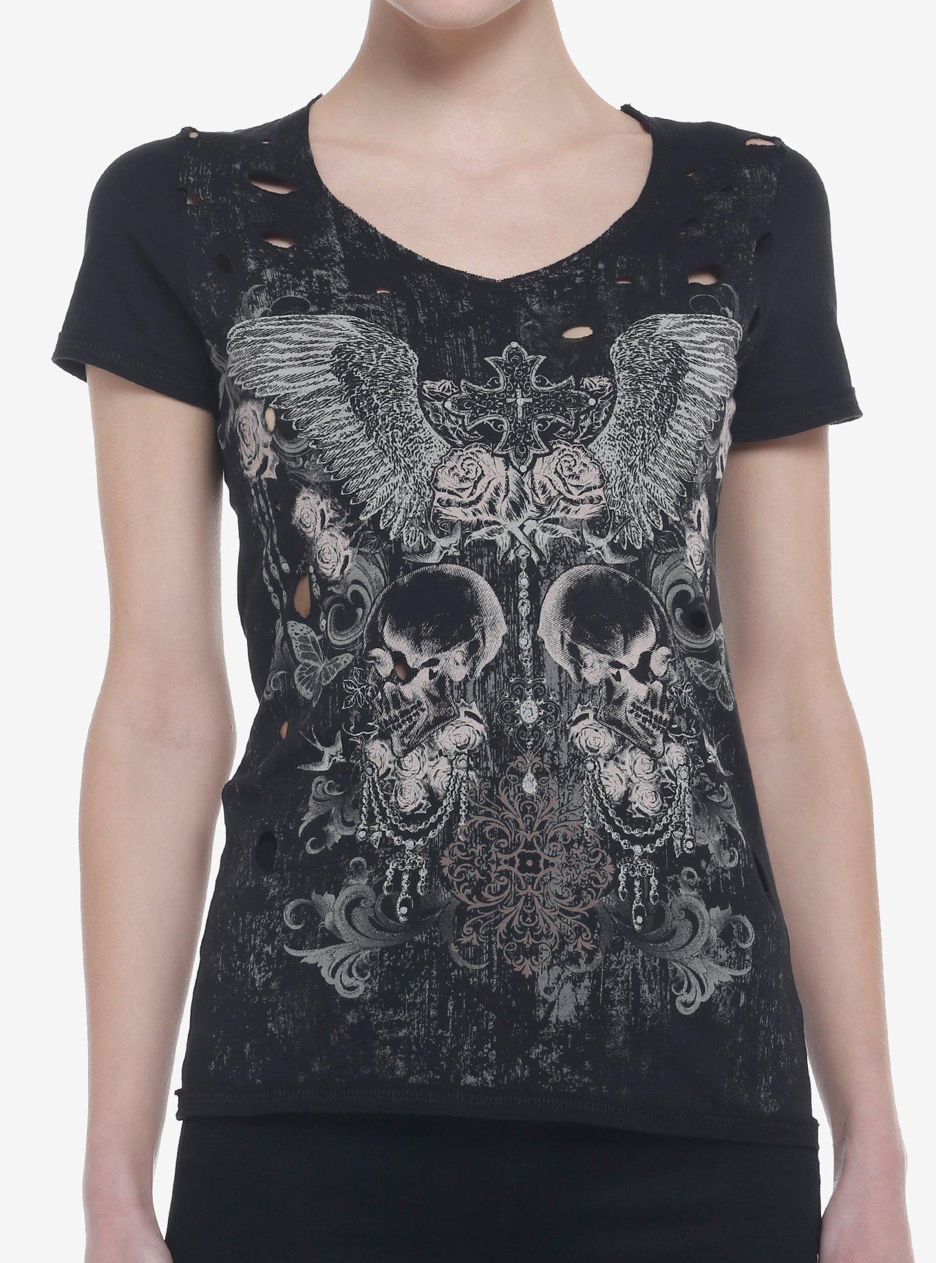 Sacred Heart Doll Sugar Skull Women's T-Shirt