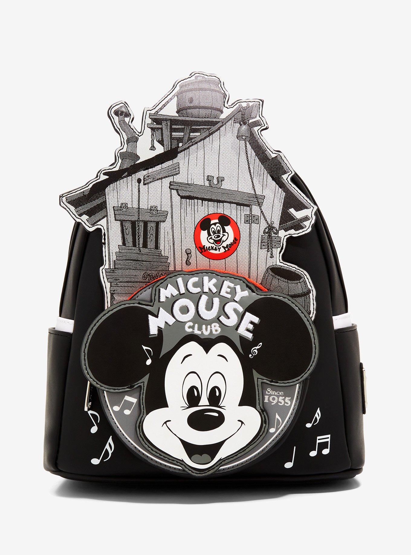 Black and white mickey cheap mouse backpack