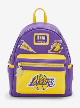 Loungefly NBA Los Angeles Lakers Patch Icons Mini Backpack