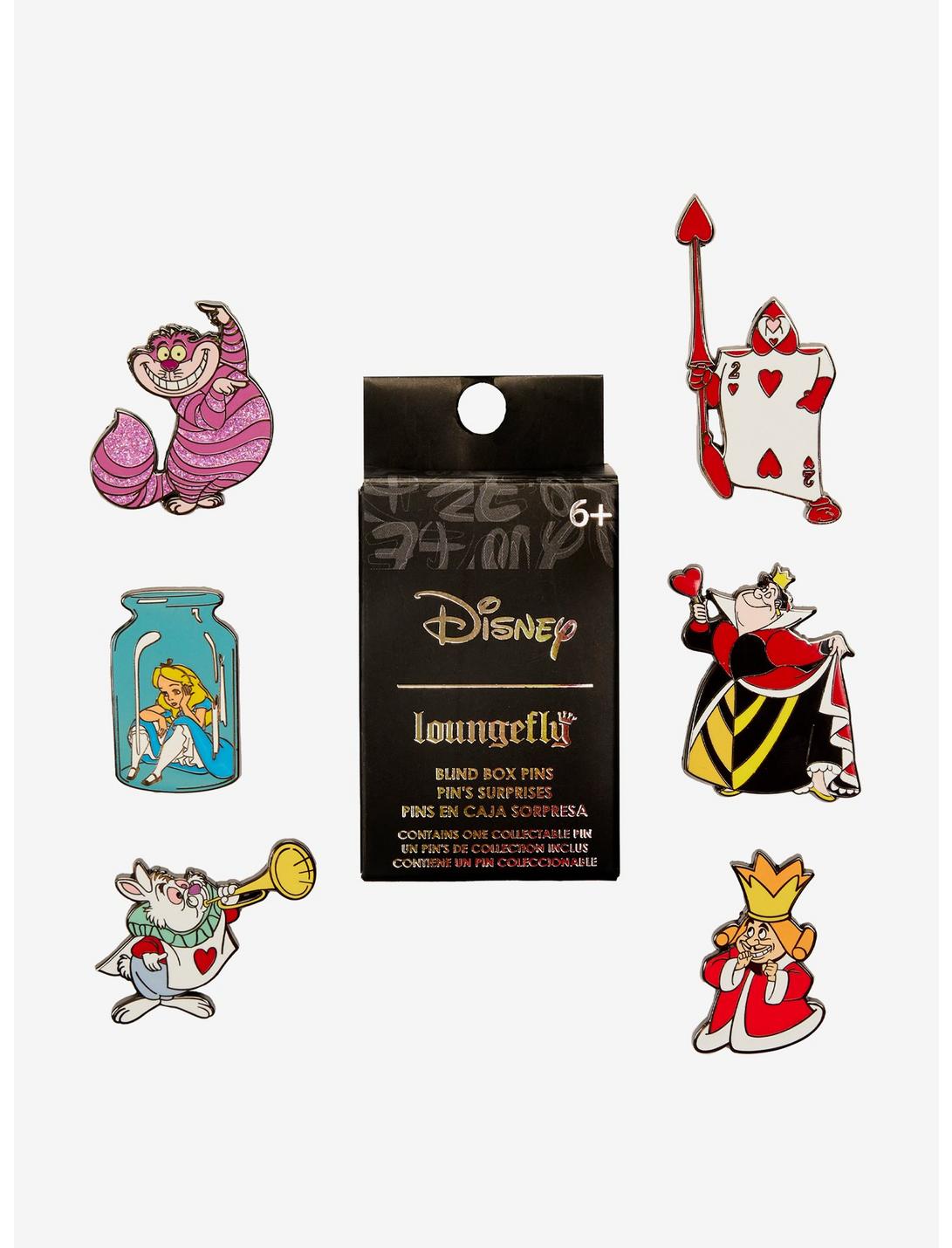 Loungefly Disney Alice In Wonderland Character Blind Box Enamel Pin, , hi-res