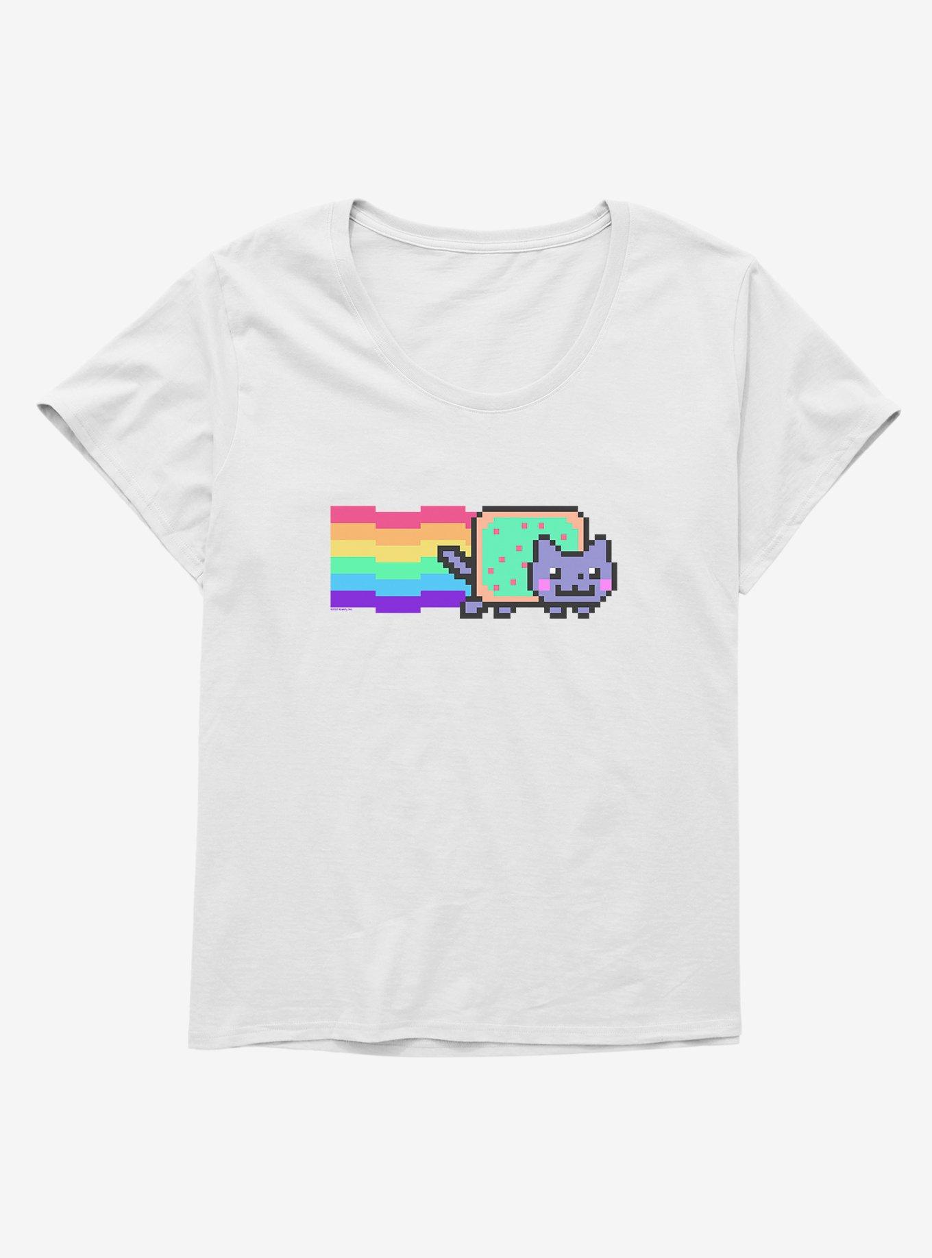 Nyan Cat Vaporwave Girls T-Shirt Plus