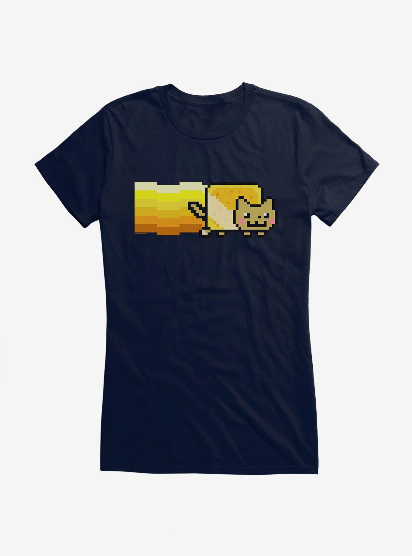 Nyan Cat Gold Girls T-Shirt
