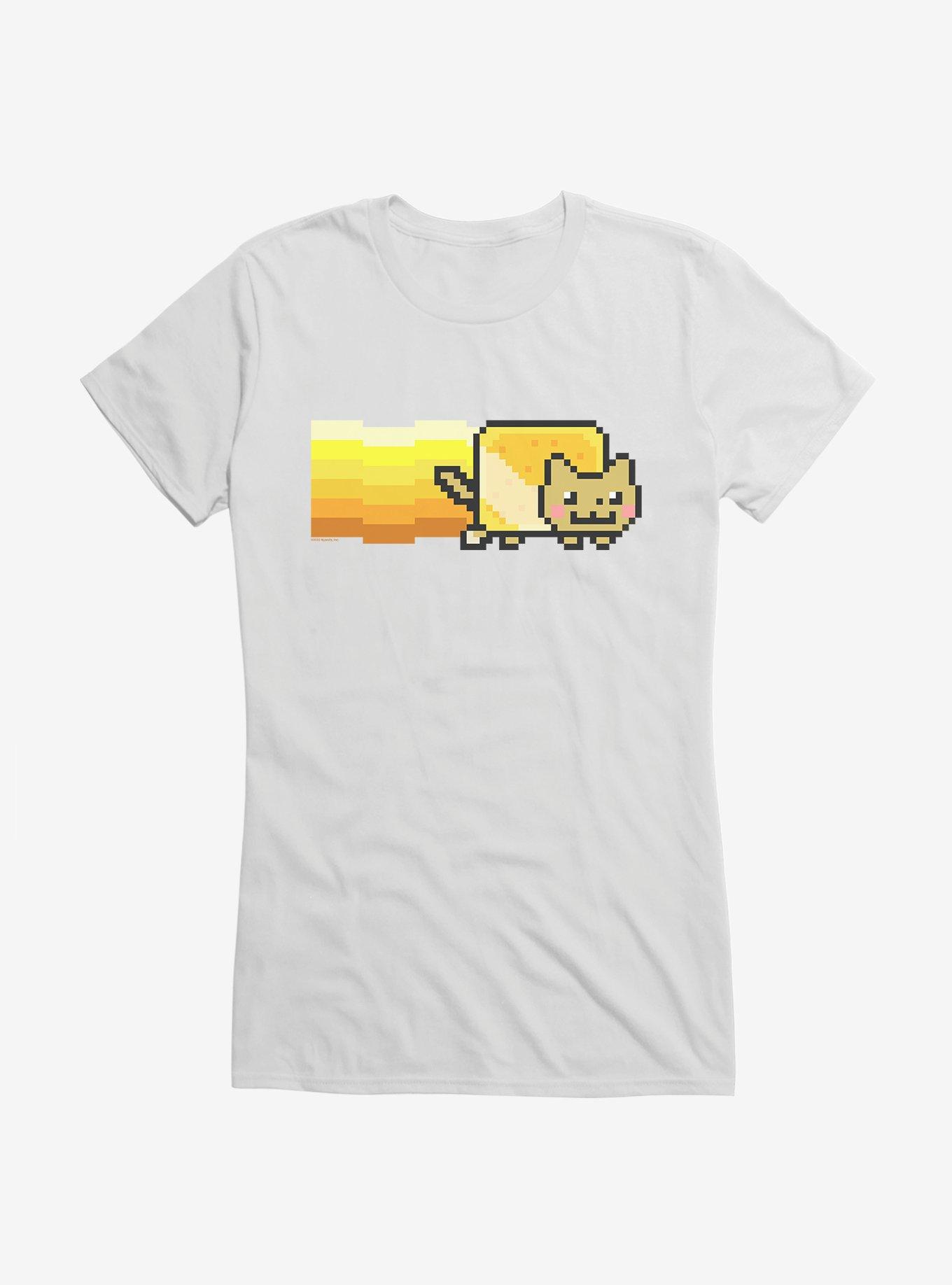 Nyan Cat Gold Girls T-Shirt, , hi-res