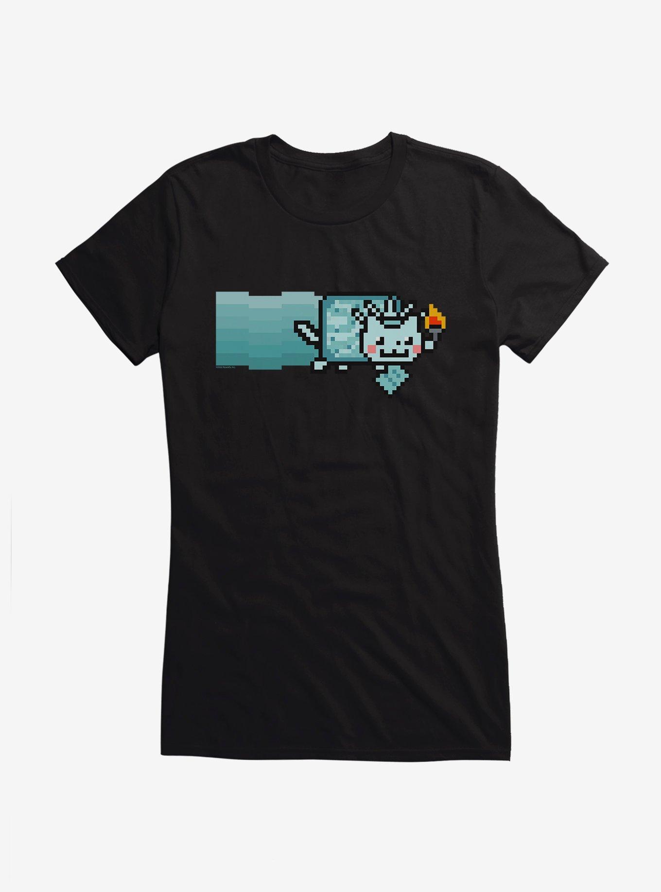 Nyan Cat Liberty Girls T-Shirt, , hi-res