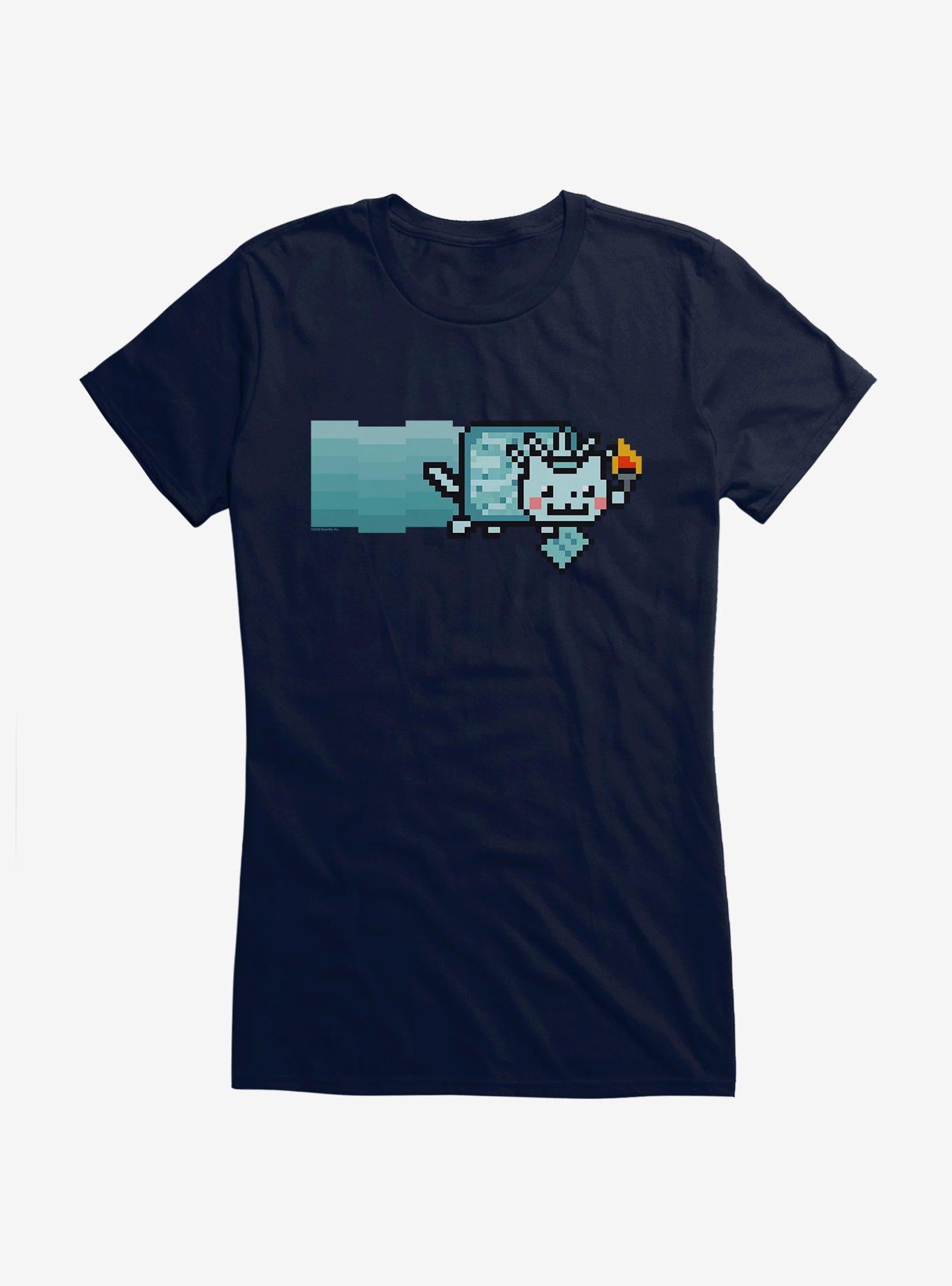 Nyan Cat Liberty Girls T-Shirt, , hi-res
