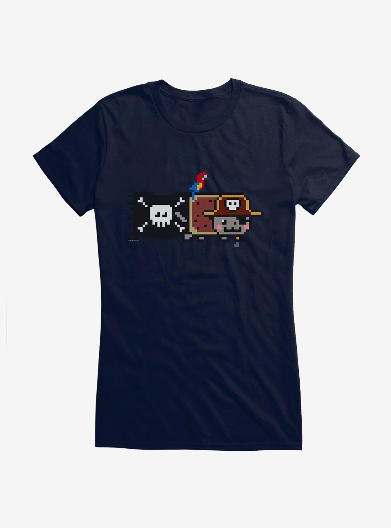 Nyan Cat Pirate Girls T-Shirt, , hi-res