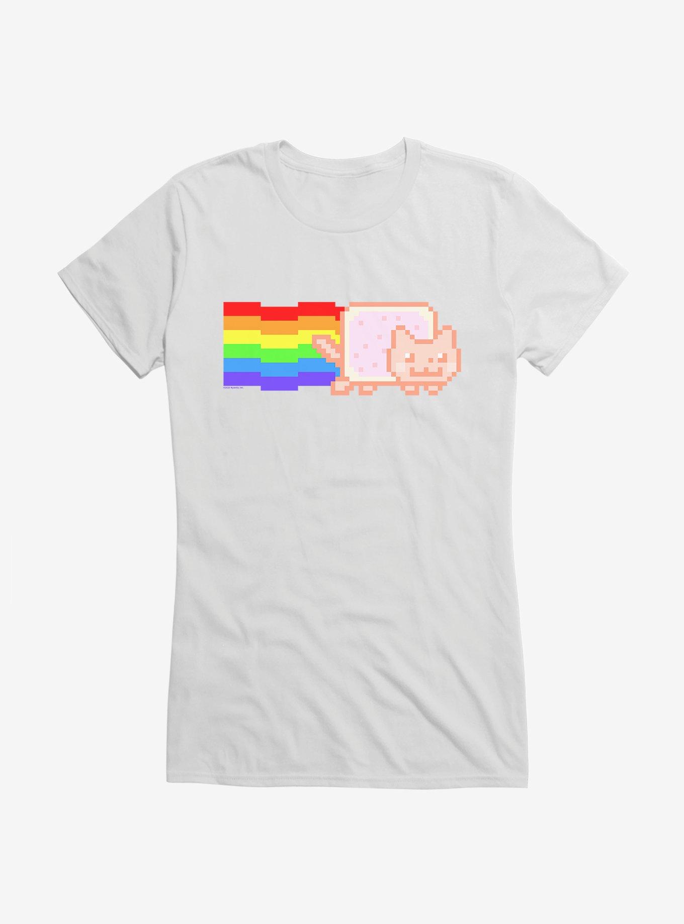 Rainbow cat hot sale t shirt