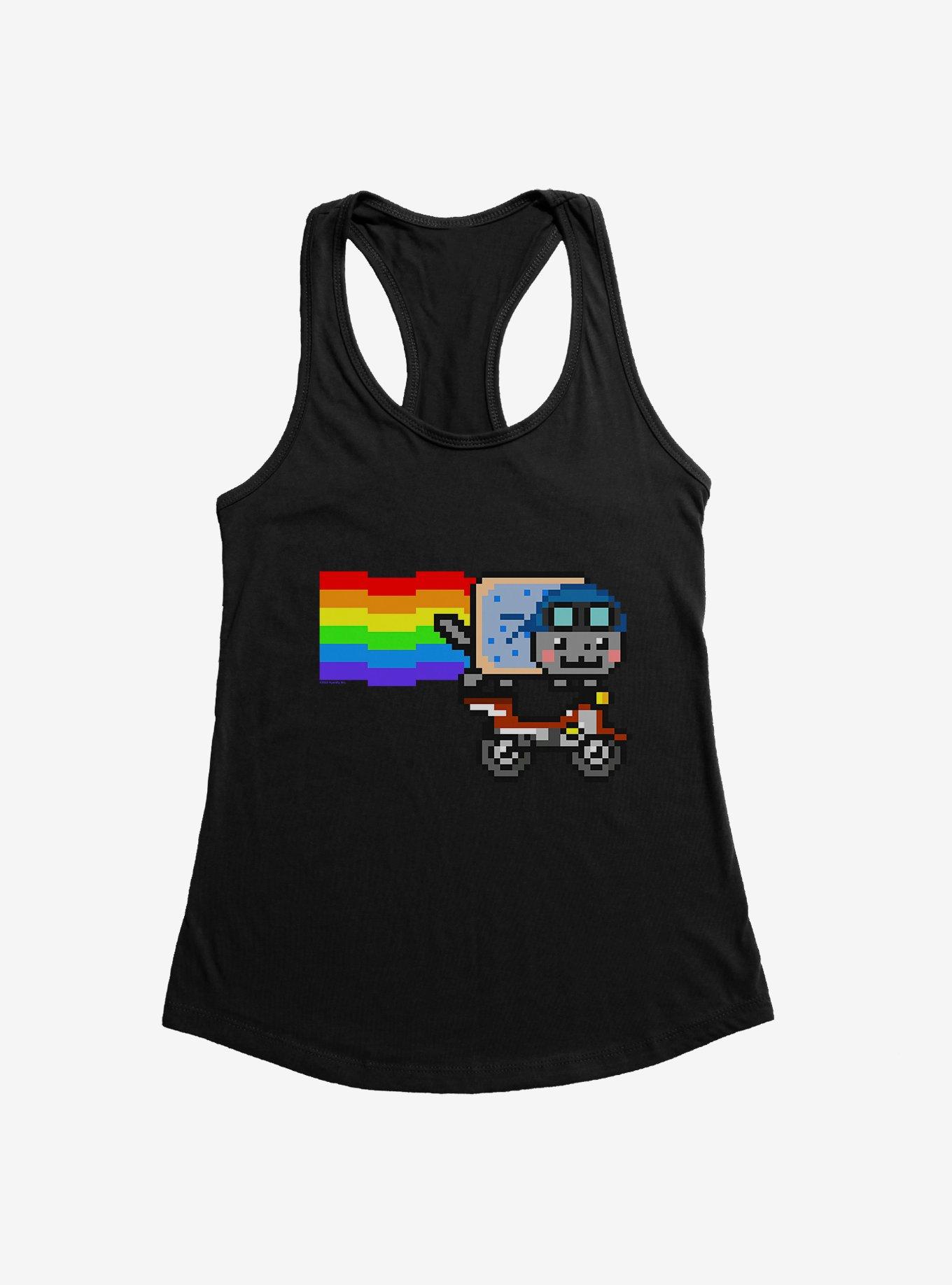 Nyan Cat Biker Girls Tank