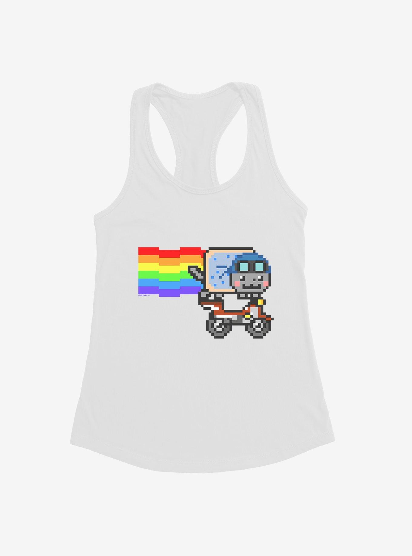 Nyan Cat Biker Girls Tank, , hi-res