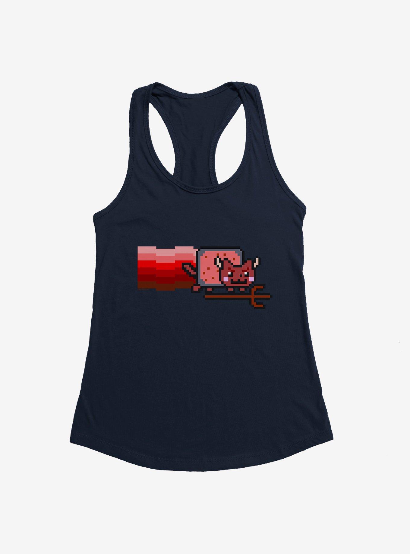 Nyan Cat Demon Girls Tank, MIDNIGHT NAVY, hi-res