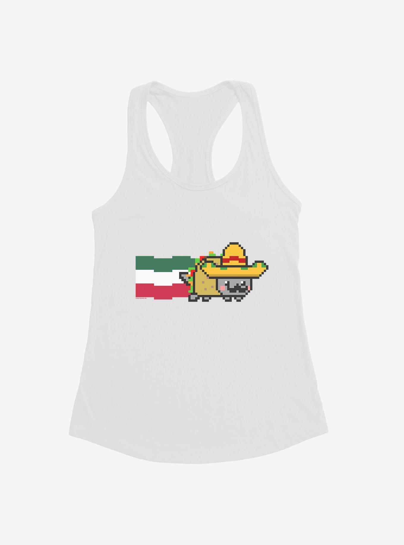 Nyan Cat Taco Sombrero Girls Tank, , hi-res