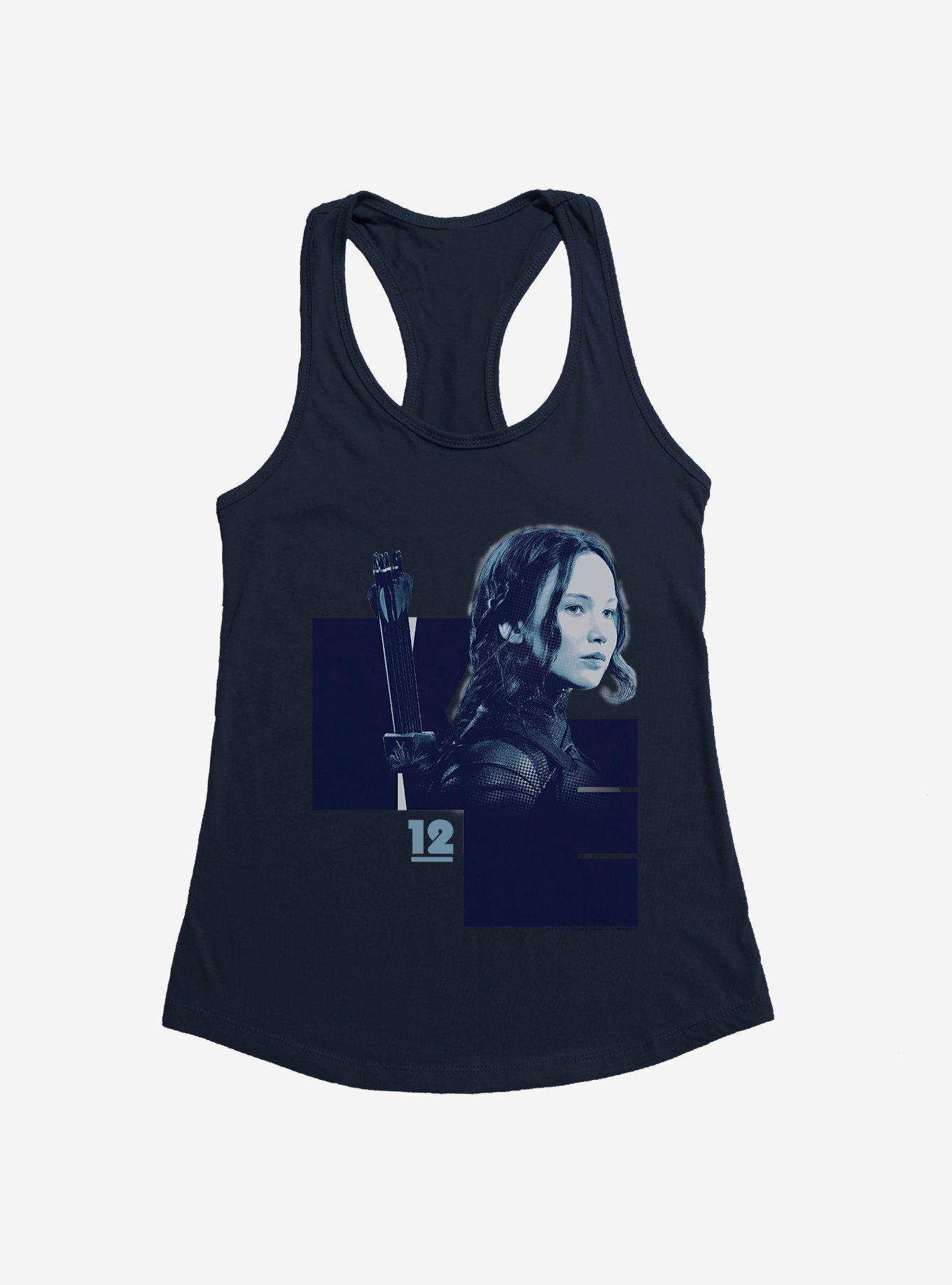 Hunger Games Katniss Everdeen District 12 Girls Tank, MIDNIGHT NAVY, hi-res