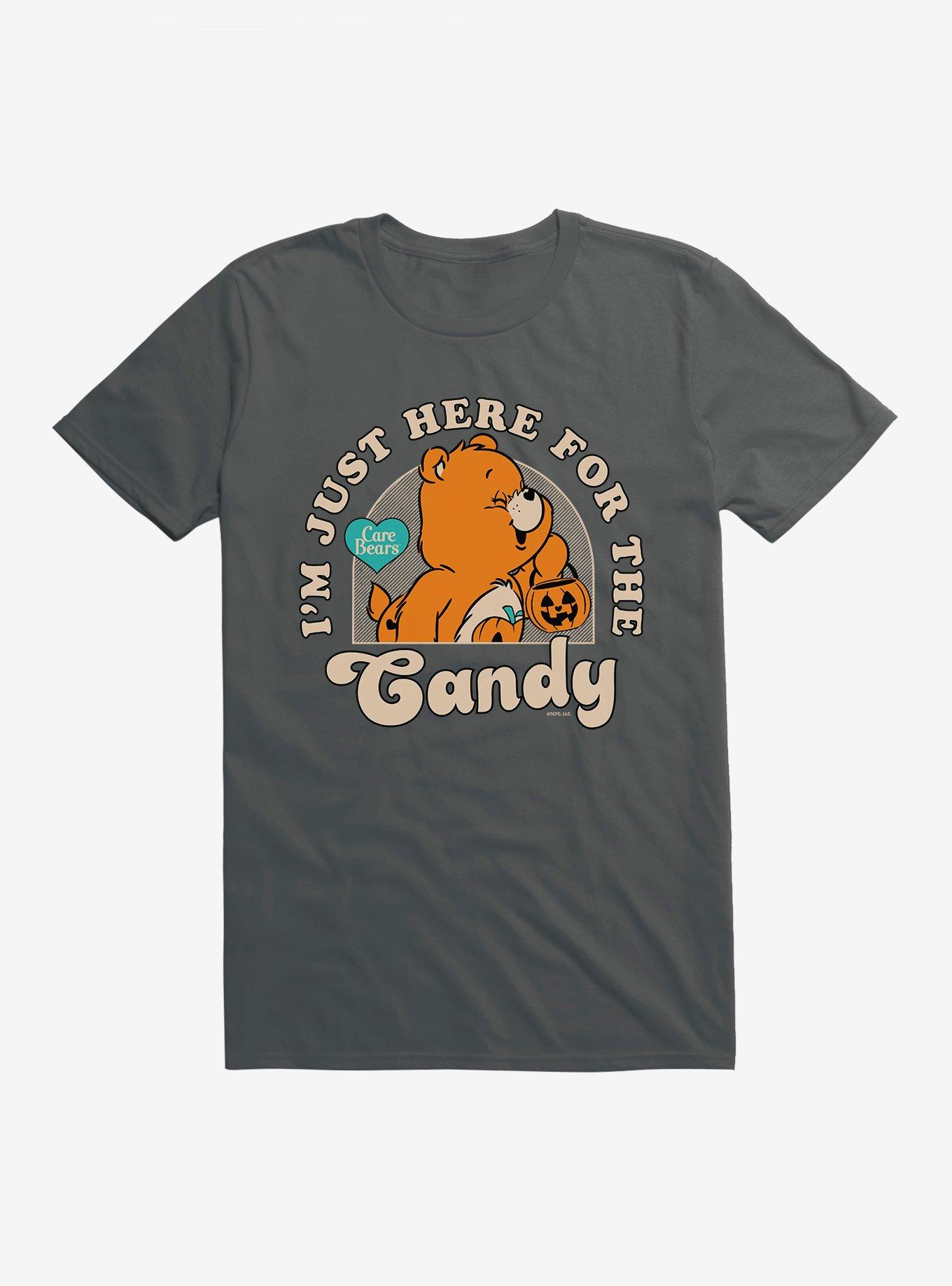 Care Bears Just Here For The Candy T-Shirt, CHARCOAL, hi-res