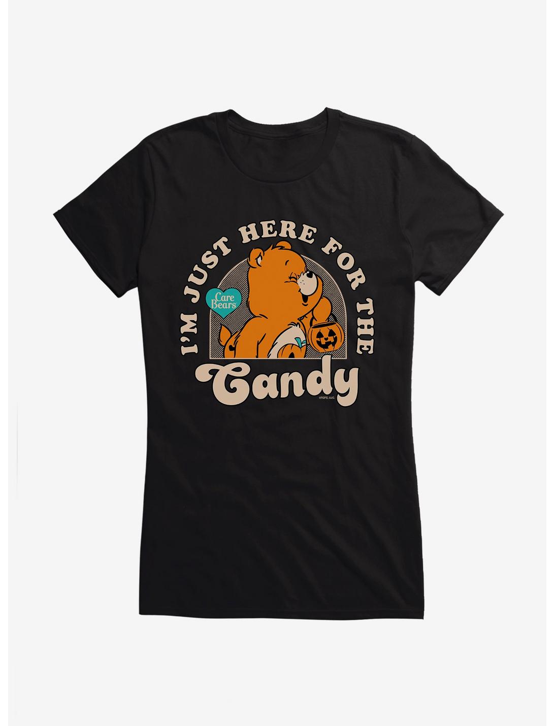 Care Bears Just Here For The Candy Girls T-Shirt, BLACK, hi-res