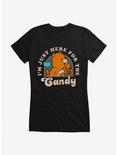 Care Bears Just Here For The Candy Girls T-Shirt, BLACK, hi-res